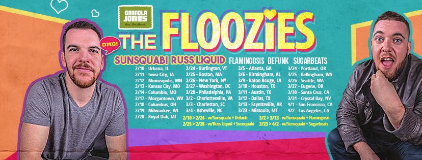 The Floozies - Granola Jones tour