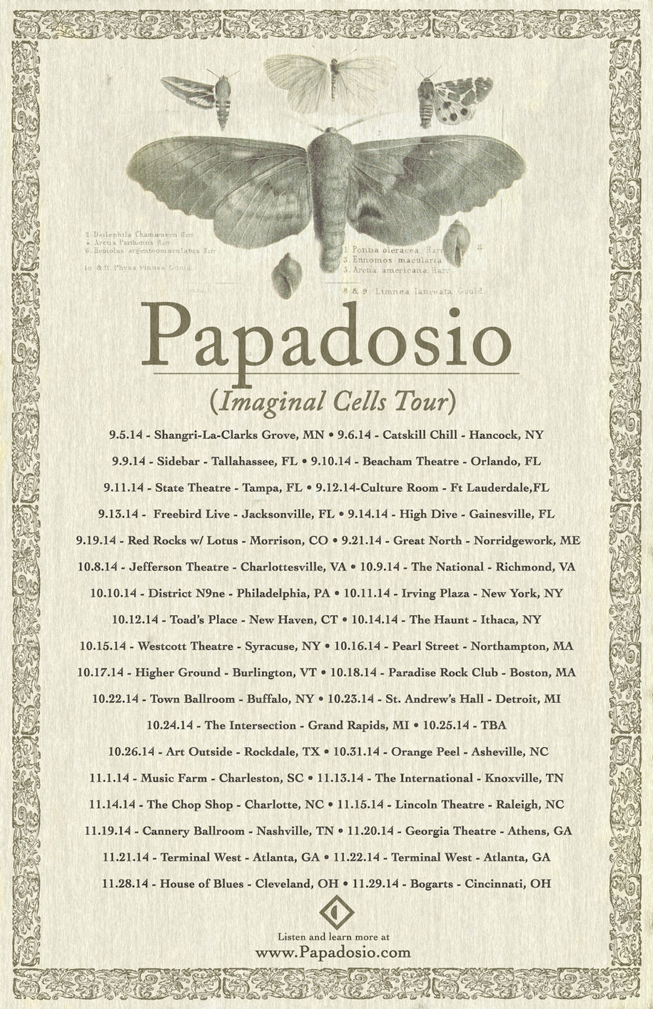 Papadosio - Imaginal Cells - Fall 2014 Tour