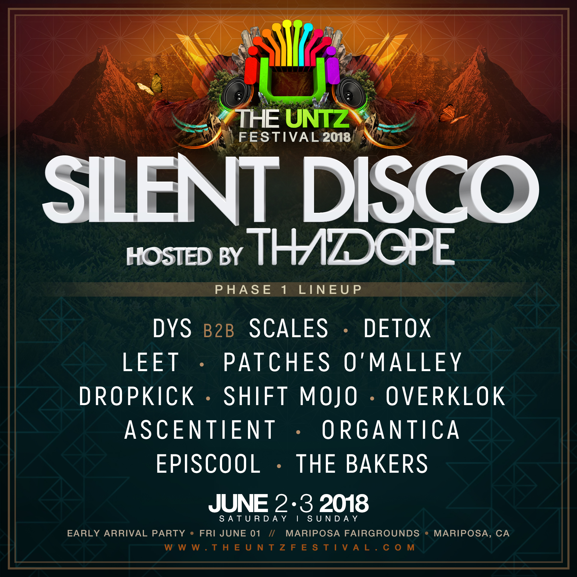 The Untz Festival 2018 Silent Disco
