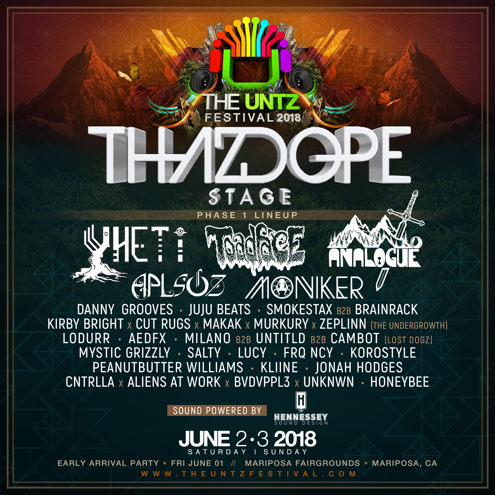 The Untz Festival 2018 ThazDope Stage