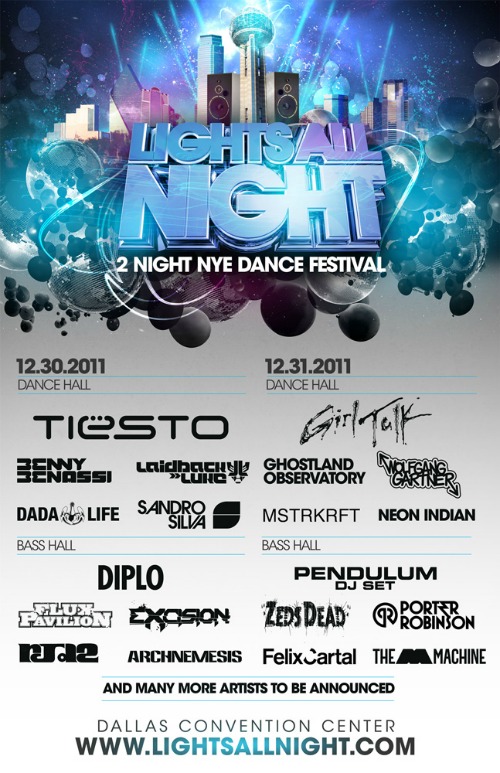 Lineup - Lights All Night NYE 2023