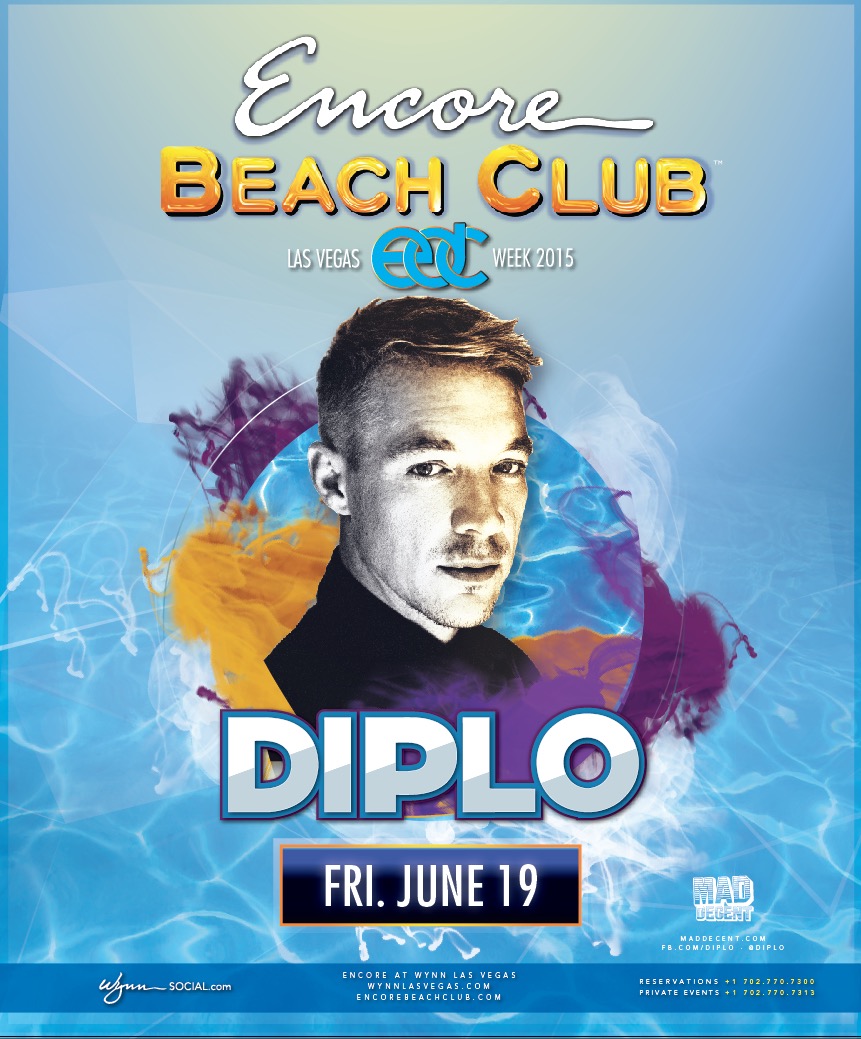 Diplo @ Encore Beach Club (06-19-2015) (Las Vegas, NV) | Tickets