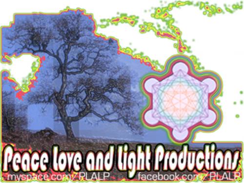 Peace Love and Light Presents Logo