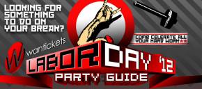 Wantickets Labor Day 2012 Party Guide Preview