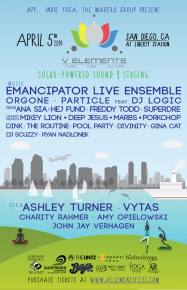 V Elements (April 5 - San Diego, CA) full lineup announced! Preview
