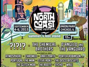 The Chemical Brothers top North Coast Music Festival Sept 4-6, 2015 Preview