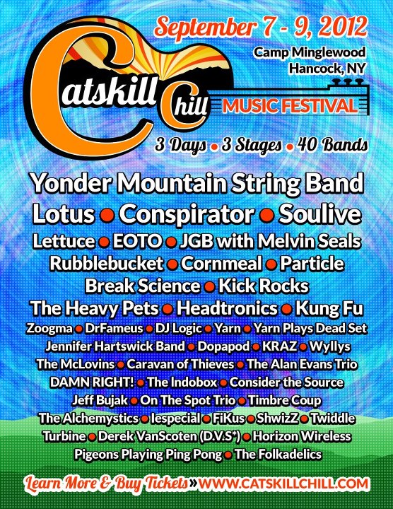 Catskill Chill Music Festival Announces Addition of Kick Rocks to Line