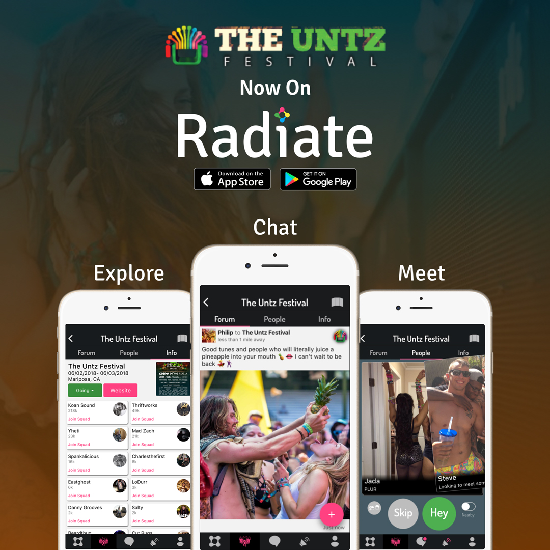 The Untz Festival app