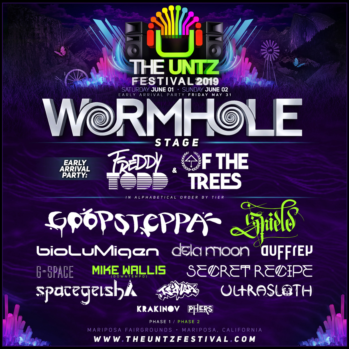 The Untz Festival 2019 - Wormhole late night