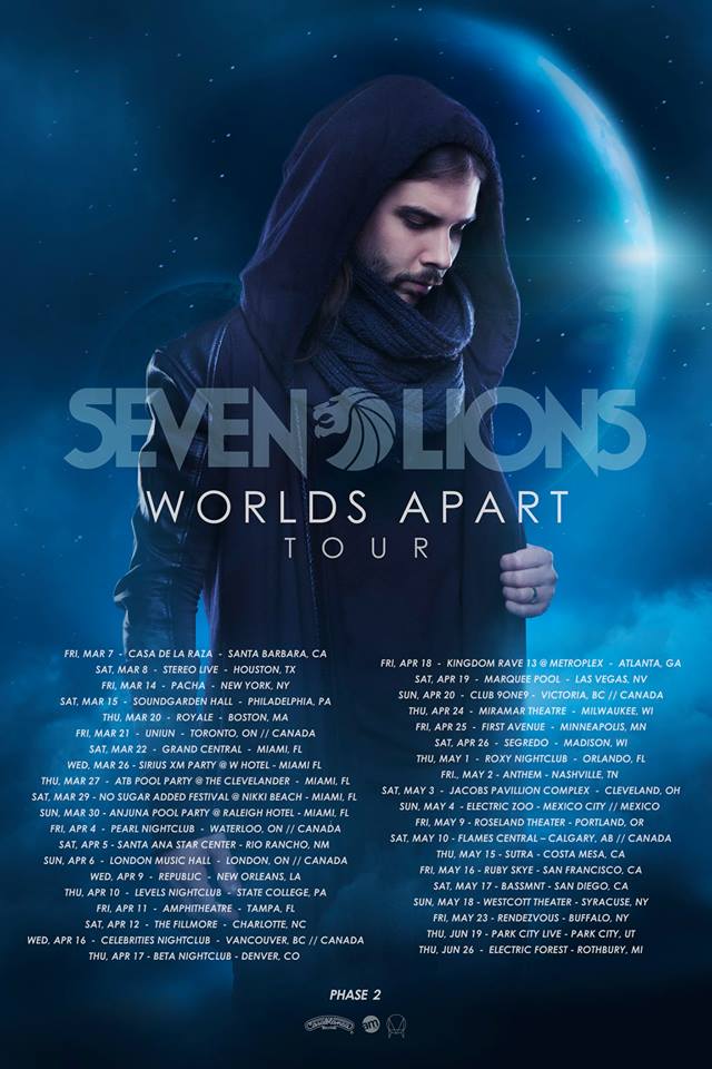 Seven Lions Worlds Apart Tour