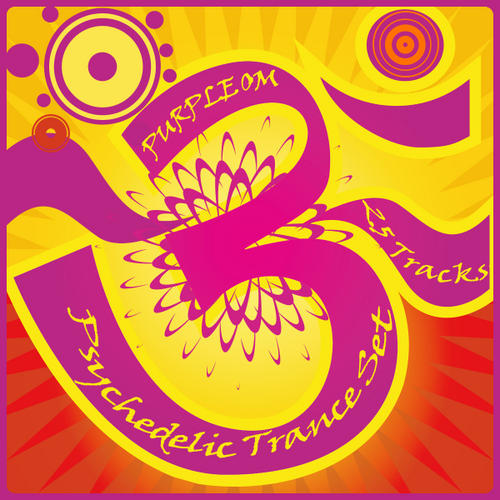Album Art - Purple OM - Psychedelic Trance Set (25 Tracks)