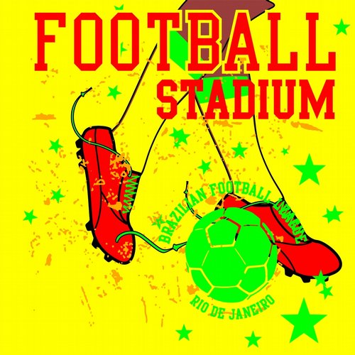 Album Art - Brazilian Football Stadium Hits (Best of Fussball Soccer Fiesta Deluxe Edition)