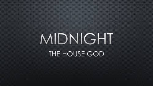 MINIMAL MIDNIGHT THE HOUSE GOD Logo