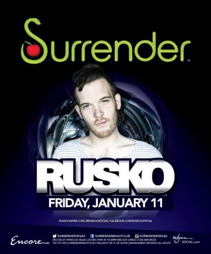Rusko @ Surrender Nightclub (01-11-2013)