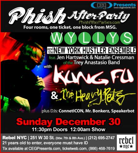 Phish After-Party w/ Wyllys & the NY Hustler Ensemble (New York, NY)