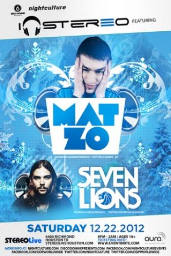 Mat Zo w/ Seven Lions @ Stereo Live