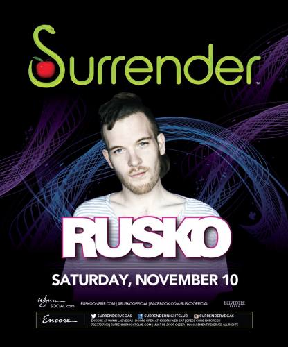 Rusko @ Surrender Nightclub (11-10-2012)
