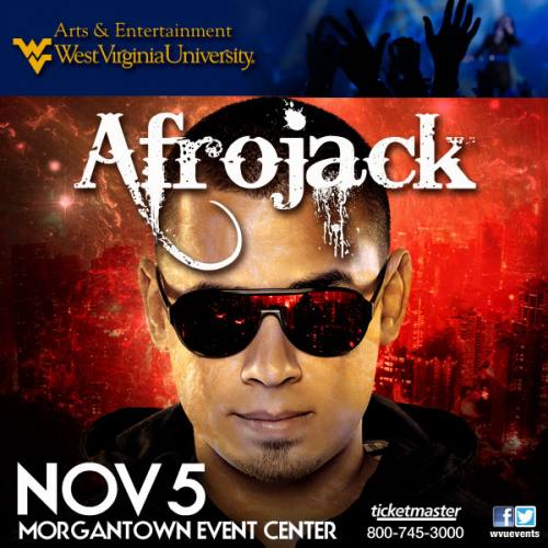Afrojack @ Morgantown Event Center