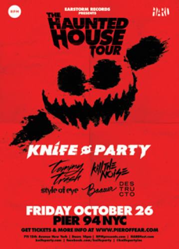 The Haunted House Tour ft Knife Party @ Pier 94