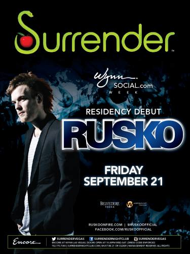 Rusko @ Surrender Nightclub