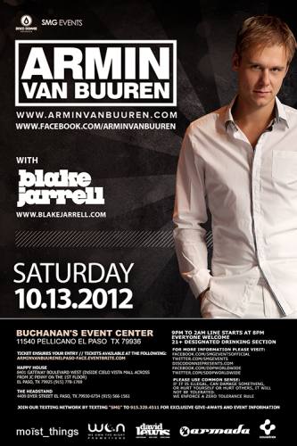 Armin van Buuren w/ Blake Jarrell @ Buchanan's