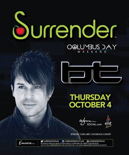 BT @ Surrender Nightclub (10-04-2012)