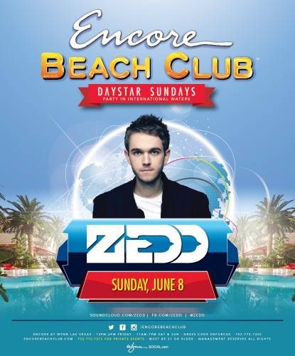 Zedd @ Encore Beach Club (06-08-2014)