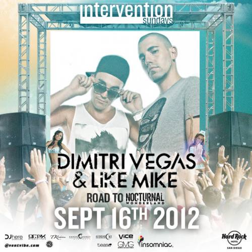 Dimitri Vegas & Like Mike @ Hard Rock Hotel - San Diego