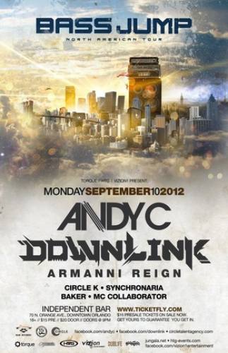Bass Jump w/ Andy C, Downlink, Armanni Reign
