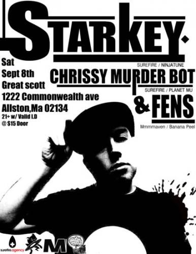 The Brain Trust Presents: Starkey with Chrissy Murderbot @ Boston