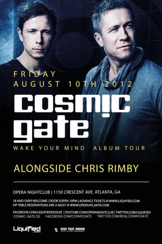 Cosmic Gate @ Opera (8/10/12)