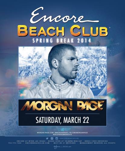 Morgan Page @ Encore Beach Club (03-22-2014)