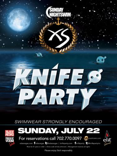 Knife Party @ XS - Las Vegas (7/22/12)