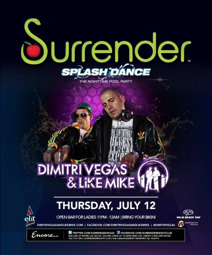 Dimitri Vegas & Like Mike @ Surrender (7/12/12)