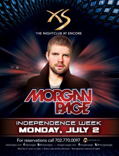 Morgan Page @ XS - Las Vegas (7/2/12)