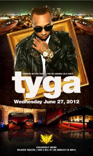 TYGA at BELASCO 18+ Wednesday June 27th