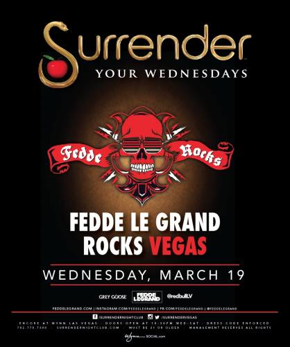 Fedde Le Grand @ Surrender Nightclub (03-19-2014)