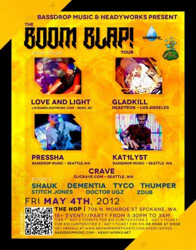 THE BOOM BLAP! TOUR - Spokane Edition