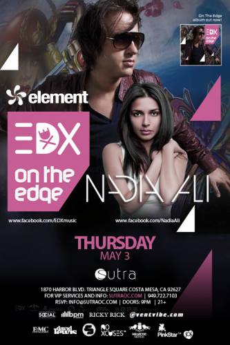 EDX and Nadia Ali @ Sutra