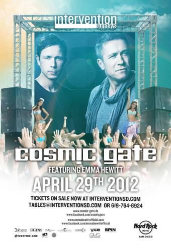 Cosmic Gate & Emma Hewitt @ Hard Rock Hotel - San Diego