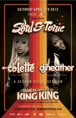 Colette & DJ Heather @ King King