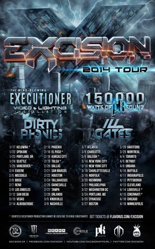 Excision @ Best Buy Theater (2 Nights - March 2014)