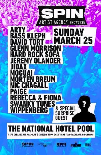 Spin Artist Agency Showcase @ National Hotel Pool