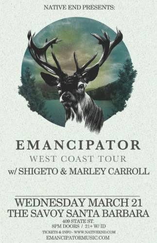 Native End Presents: Emancipator w/SHIGETO & Marley Carroll