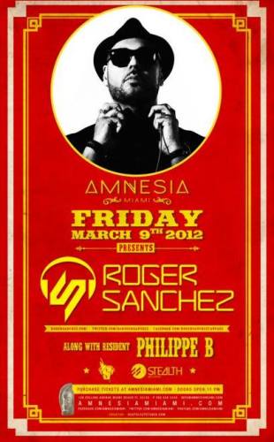 Roger Sanchez @ Amnesia