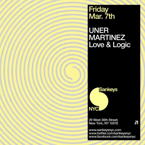 3/7: Uner, Martinez, Love & Logic + Spektrum: Reeespect 100% Drum & Bass @ Sankeys NYC