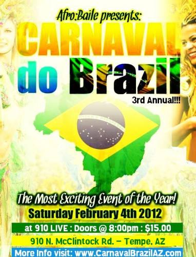 3rd Annual: Carnaval do Brazil (event & concert)