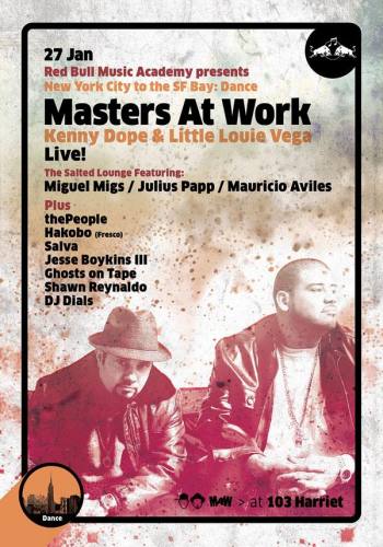 Red Bull Music Academy presents MASTERS AT WORK Live!