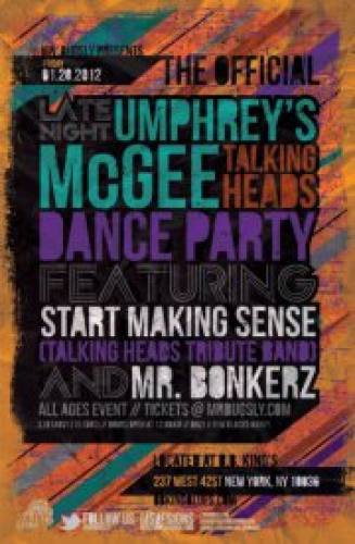 Official Umphrey's Talking Heads Dance Party (Late Night) [1.20.12]