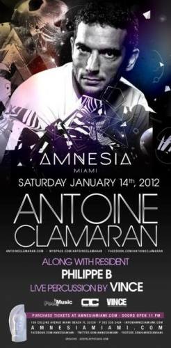 Antoine Clamaran @ Amnesia